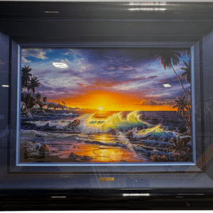 Christian Riese Lassen "Maui Dawn" Original Lassengraph Framed Numbered 25 of 50 L