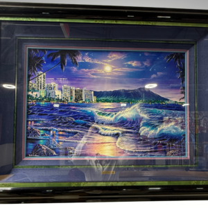 Original Christian Riese Lassen "Waikiki Romance" Lassengraph Num 94 of 300